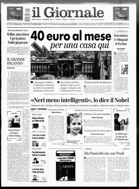 Il giornale : quotidiano del mattino